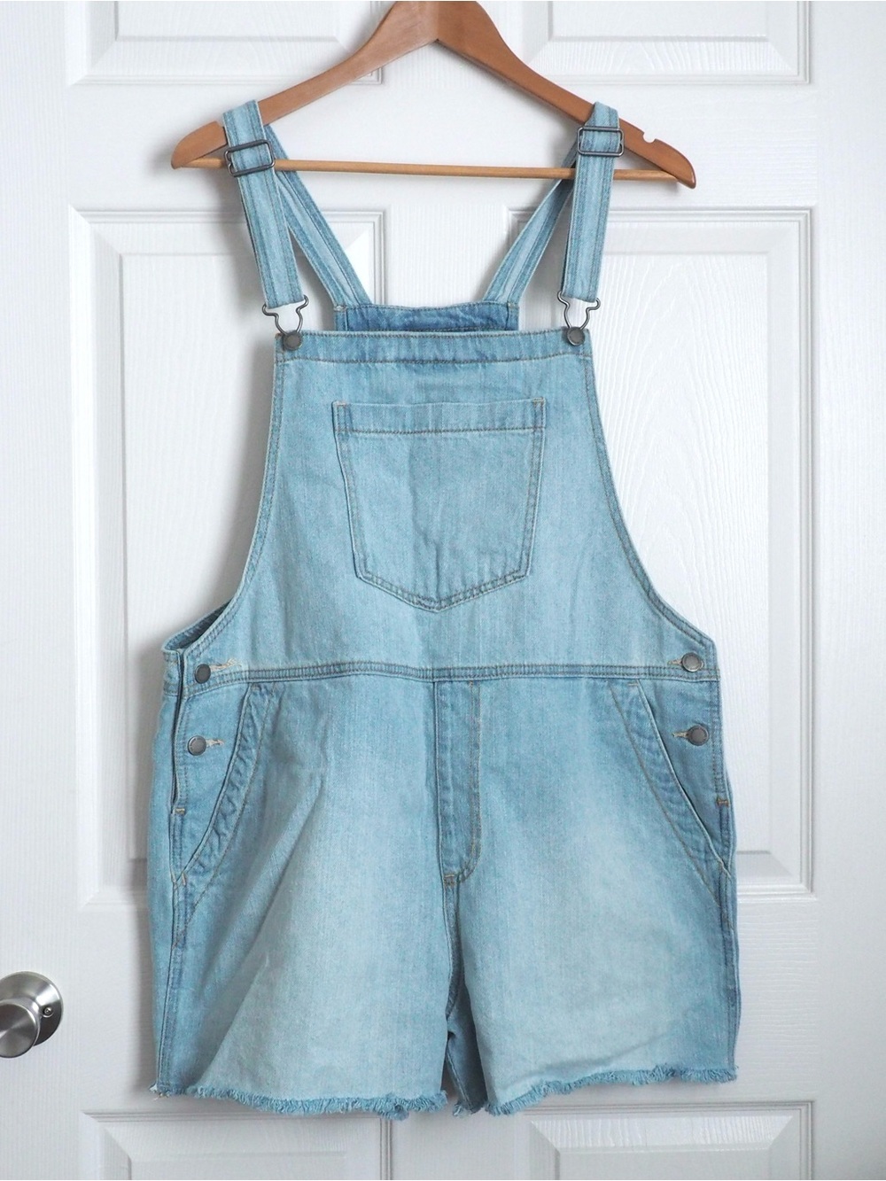 Light Wash Denim Coveralls